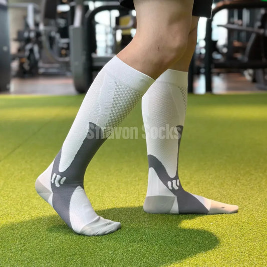 Vital Fit Compression Socks White